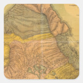 オアフ、ハワイアン諸島 スクエアシール (正面)