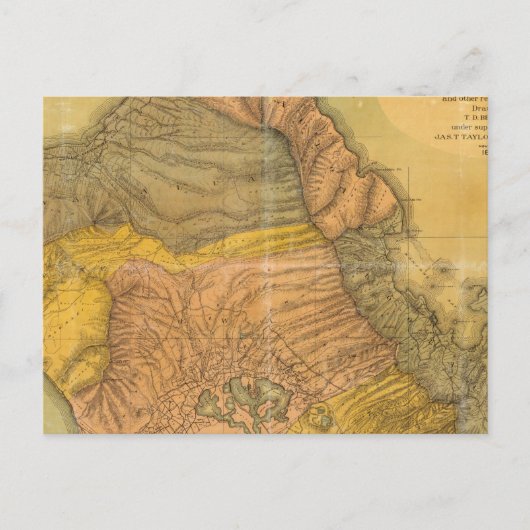 オアフ、ハワイアン諸島 ポストカード (正面)