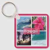 オアフ，ハワイシースケープ キーホルダー (正面)