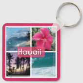 オアフ，ハワイシースケープ キーホルダー (裏面)