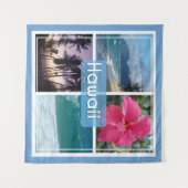 オアフ,ハワイシースケープ タペストリー (正面(横))