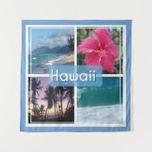 オアフ,ハワイシースケープ タペストリー (正面)