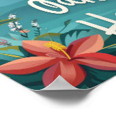 オアフ・ハワイ旅行ポスターアートプリントポスター ポスター (角)