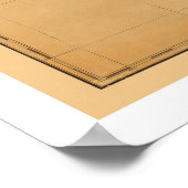 オアフ・ハワイ鉄道地図1881 ポスター (角)