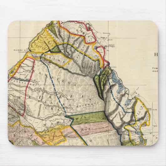 オアフ，ハワイ マウスパッド (正面)