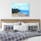 オアフ・ハワイ#1 キャンバスプリント (インサイチュ (寝室))
