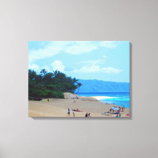 オアフ・ハワイ#1 キャンバスプリント (正面)