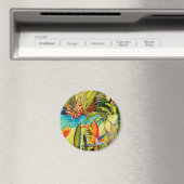 オアフ・パイナップル農園の池 マグネット (インサイチュ (食洗機))