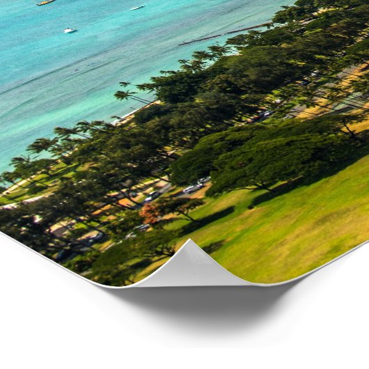 オアフ・ホノルル ポスター (角)