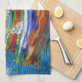 オアーズの銀行の漕艇 キッチンタオル (四つ折り)