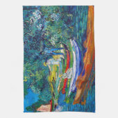 オアーズの銀行の漕艇 キッチンタオル (縦)