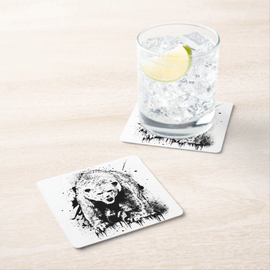 オアーズポレアニマルヴィーソーヴァージュ自然アベンチャー スクエアペーパーコースター (インサイチュ)