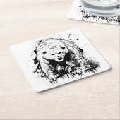 オアーズポレアニマルヴィーソーヴァージュ自然アベンチャー スクエアペーパーコースター (アングル)