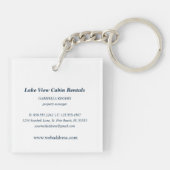 オアーズレイク海ビーチキャビンレンタルホテルルーム キーホルダー (裏面)