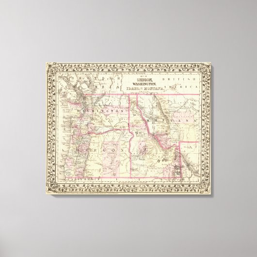 オア，ウォッシュ，イダ，モン キャンバスプリント (正面)