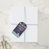 オイそれは男の子メッセージカード航海の海鯨 ギフトタグ (より糸付き)