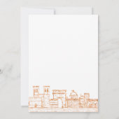 「オイと言った」ブライダルシャワーのご招待　パリ　フランス 招待状 (裏面)