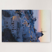 オイアラサントリーニギリサンセット ジグソーパズル (横)