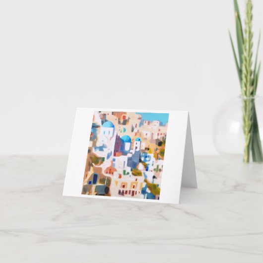 オイアラサントリーニ カード (正面)