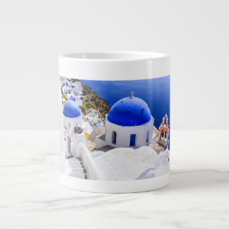 オイアラサントリーニ ジャンボコーヒーマグカップ