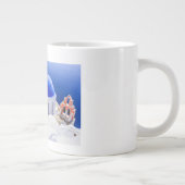 オイアラサントリーニ ジャンボコーヒーマグカップ (右)