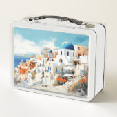 オイアラサントリーニ メタルランチボックス (裏面)