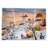 オイアラサントリーニ ラージペーパーバッグ (裏面)