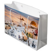 オイアラサントリーニ ラージペーパーバッグ (裏面アングル)