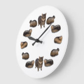 オイア時計 ラージ壁時計 (傾斜)