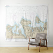 オイスターおよびハンチントン航海のベイの図12365 タペストリー (インサイチュ(横))