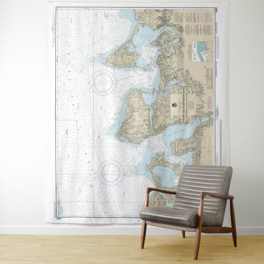 オイスターおよびハンチントン航海のベイの図12365 タペストリー (インサイチュ)