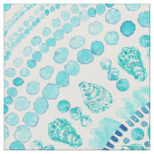 オイスターオクロックアクアコースタル曼荼羅 ファブリック (クローズアップ)