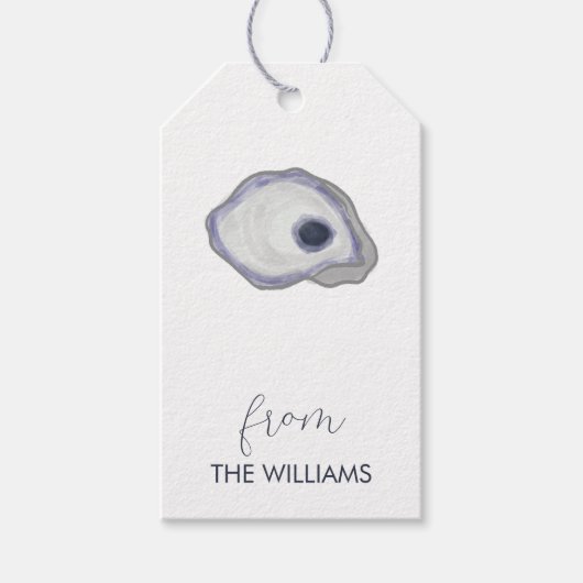 オイスターカスタムギフトラベル ギフトタグ (正面)