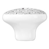 オイスターキャッチャーのシルエット – 引き出しノブ セラミックノブ (側面)