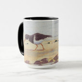 オイスターキャッチャー海鳥ワイルドライフ誕生日コーヒーマグ マグカップ (正面左)