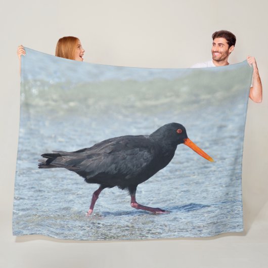 オイスターキャッチャー フリースブランケット (インサイチュ)