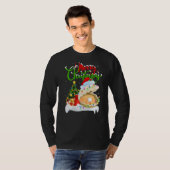 オイスタークリスマスデコレーションSanta Oysterクリスマス Tシャツ (正面フル)