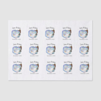 オイスターシェルハートの切り離し 薄葉紙