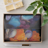 オイスターシェルブライトカラーフローラデコップ 薄葉紙 (ギフト)