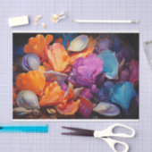 オイスターシェルブライトカラーフローラデコップ 薄葉紙 (クラフト)