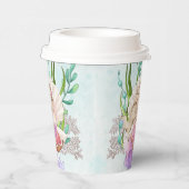 オイスターシェル紙カップのマーメイド（ブロンド） 紙コップ (右)