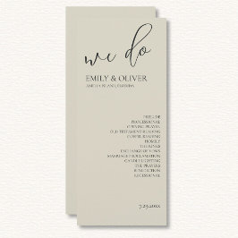 オイスターシェル結婚式 プログラム