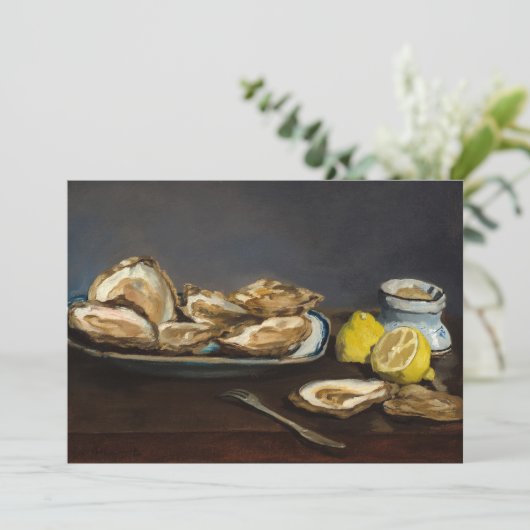 オイスターズバイエドゥアードマネ サンキューカード (スタンド正面)