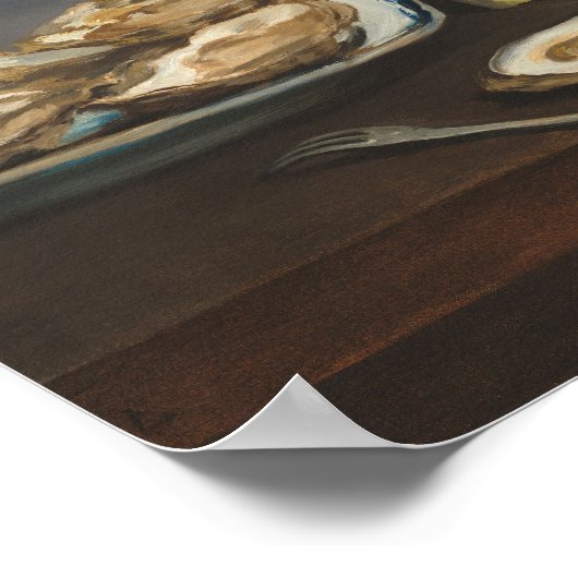 オイスターズバイエドゥアードマネ ポスター (角)