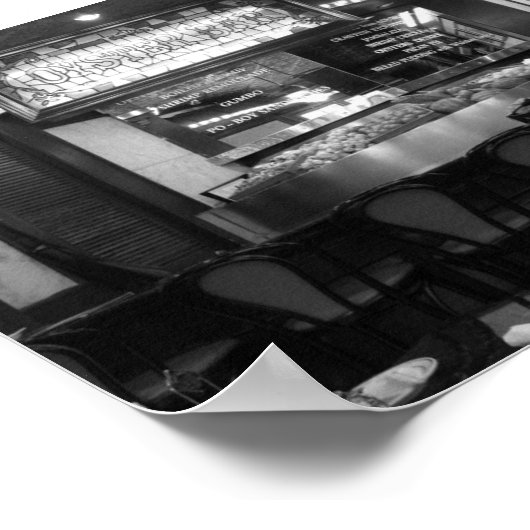 オイスターバーフランスのクォーターニューオーリンズ,ルイジアナ ポスター (角)