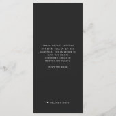 オイスターパールパーティー | グレーテーマ メニュー (裏面)