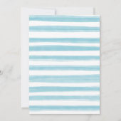 オイスターフレーム航海のビーチ海30th誕生日 招待状 (裏面)