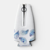 オイスターブルーウォーターカラー結婚式の引き出物 ボトルクーラー (裏面)