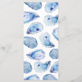 オイスターブルー結婚ウォーター メニュー (裏面)