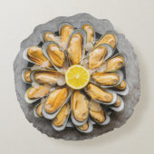 オイスタープラッタ ラウンドクッション (裏面)